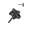 Titanium Top Top Star Diamond Cut Push-In