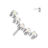 Titanio Superiore a 5 zirconi Push-In