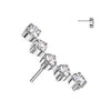 Titanio Superiore a 5 zirconi Push-In