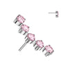 Titanio Superiore a 5 zirconi Push-In