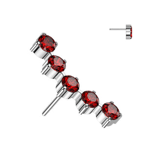 Titanio Superiore a 5 zirconi Push-In
