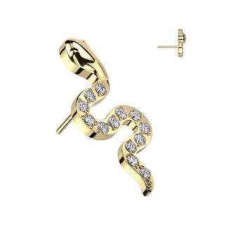 Titanium Top top snake zirconia Push-In