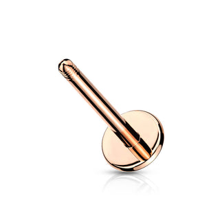 Base labret base flat back