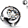 Top top ball 7 zirconias