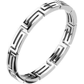 Finger Ring 316L Ring Maze Cut Out
