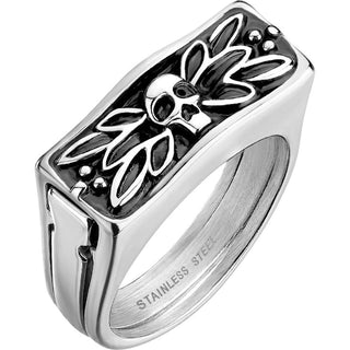 Finger Ring 2 piece secret compartment ring