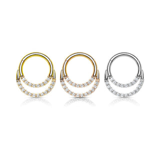 Ring Double lined Zirconia Clicker