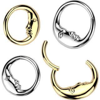 Ring Doppeltseite Mondgesicht Segment 