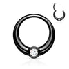 Ring Zirconia Round Clicker