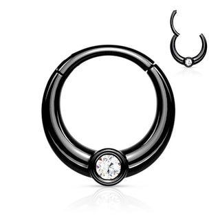 Ring Zirconia Round Clicker