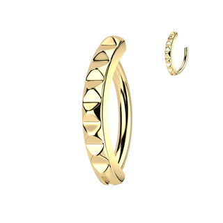 Piercing Nombril coupe pyramidale Cliqueur