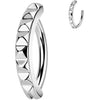 Piercing Nombril coupe pyramidale Cliqueur