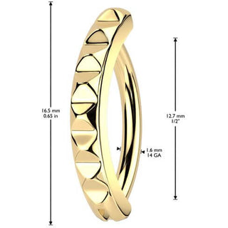 Piercing Nombril coupe pyramidale Cliqueur