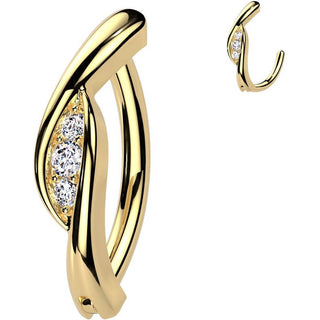 Belly Button Piercing zirconias Clicker