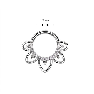 Titanium Ring Heart Clicker