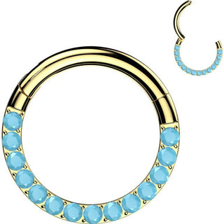 Titan Ring Türkis Segment 