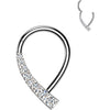Titanium Ring teardrop zirconia Segment