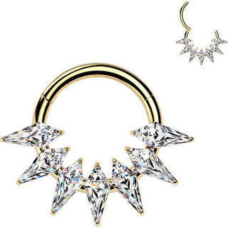 Titanium Ring spikes zirconia Segment