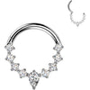Titanium Ring teardrop zirconia Segment