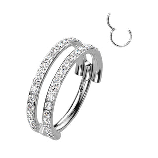 Titanium Ring Zirconia Clicker