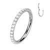 Titanium Ring Zirconia Clicker
