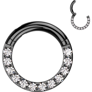 Titanium Ring zirconia Clicker