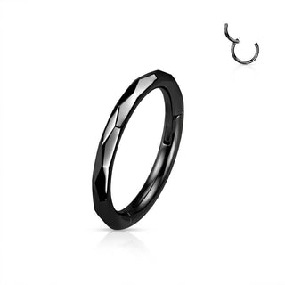 Titanium Ring Facets Clicker