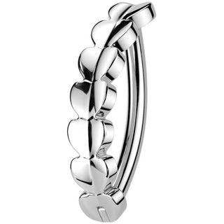Titane Piercing Nombril cœurs