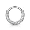 Silver 925 Ring Zirconia Bendable