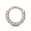 Silver 925 Ring Zirconia Bendable