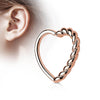 Ring Turned Heart Bendable