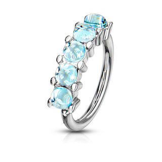 Ring 5 Illuminating synthetic Stone Bendable