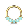 Ring 5 Illuminating synthetic Stone Bendable
