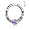 Ring Opal Round Bendable