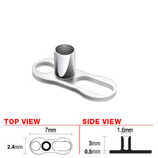 Titanium 2 Hole Base
