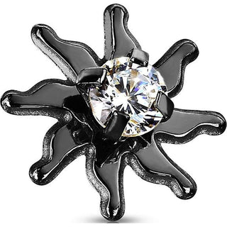 Dermal Anchor top sun zirconia Internally Threaded