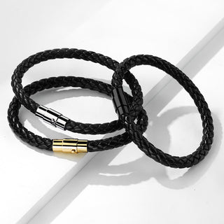 Black Braided Gold Claps Magnet