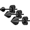 Stud Earring 316L Earring Studs Cone Spike 1 Pair