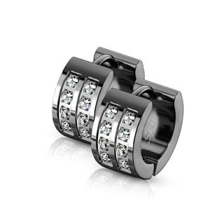 Doppia linea di zirconi Clicker