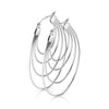 Boucle d'Oreille Anneau quadruple