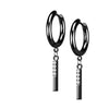 Bar Zirconia dangle Clicker