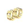 X wide earrings