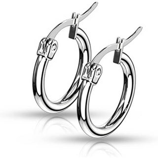 Hoop Earring 316L Round Hoop Earrings 1 Pair