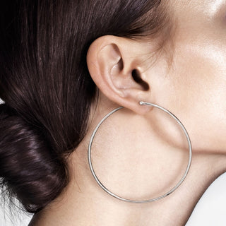 Hoop Earring 316L Round Hoop Earrings 1 Pair