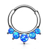 Septum Piercing Clicker 5 Opal Clicker