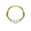 Ring 3 Opals Bendable