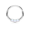 Ring 3 Opals Bendable