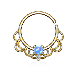Ring Filigree Opal Bendable