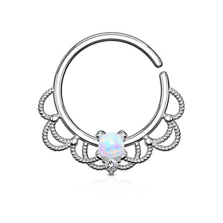 Ring Filigree Opal Bendable