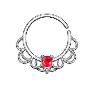 Ring Filigree Opal Bendable